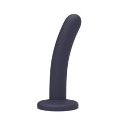Mina Pure 6.5 inch curved silicone dildo with smooth contoured shaft and suction base