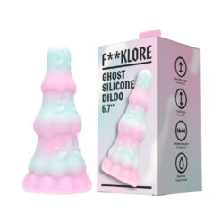 FuckLore Ghost fantasy silicone dildo with ribbed shaft and suction base